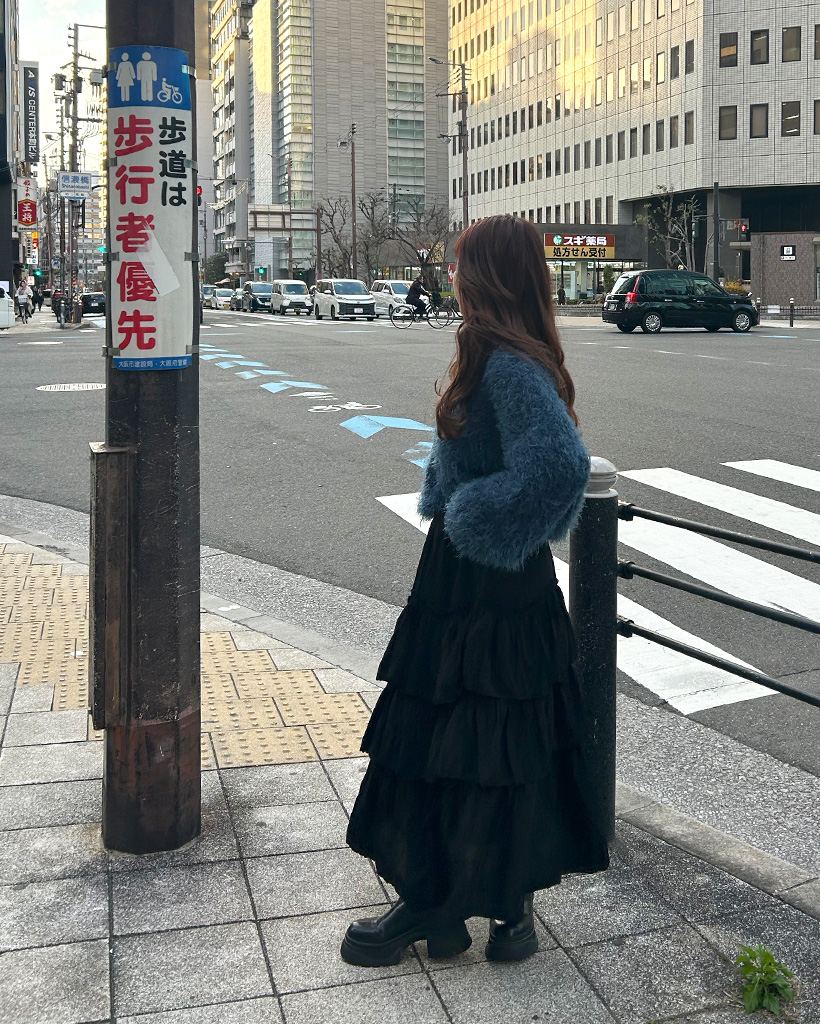 フリルティアードロングスカート | ファッション通販サイト NUGU
