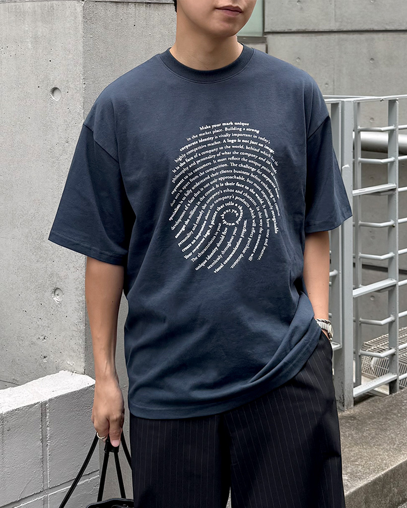 新品♡アナグラムTシャツ♡ユニセックス スパイラルプリントTシャツ | ファッション通販サイト NUGU