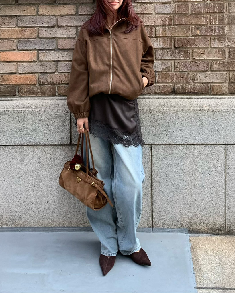 ドローコードスエードジャケット | ファッション通販サイト NUGU