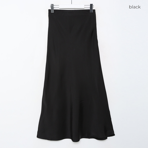 JAMES PERSE ブラックサテンロングスカートMN18 JAMES PERSE ブラックサテンロングスカートMN18 JAMES PERSE