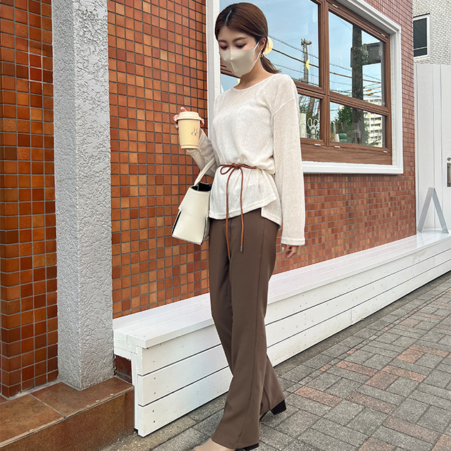 なるちゃん see through long knit t | ファッション通販サイト NUGU