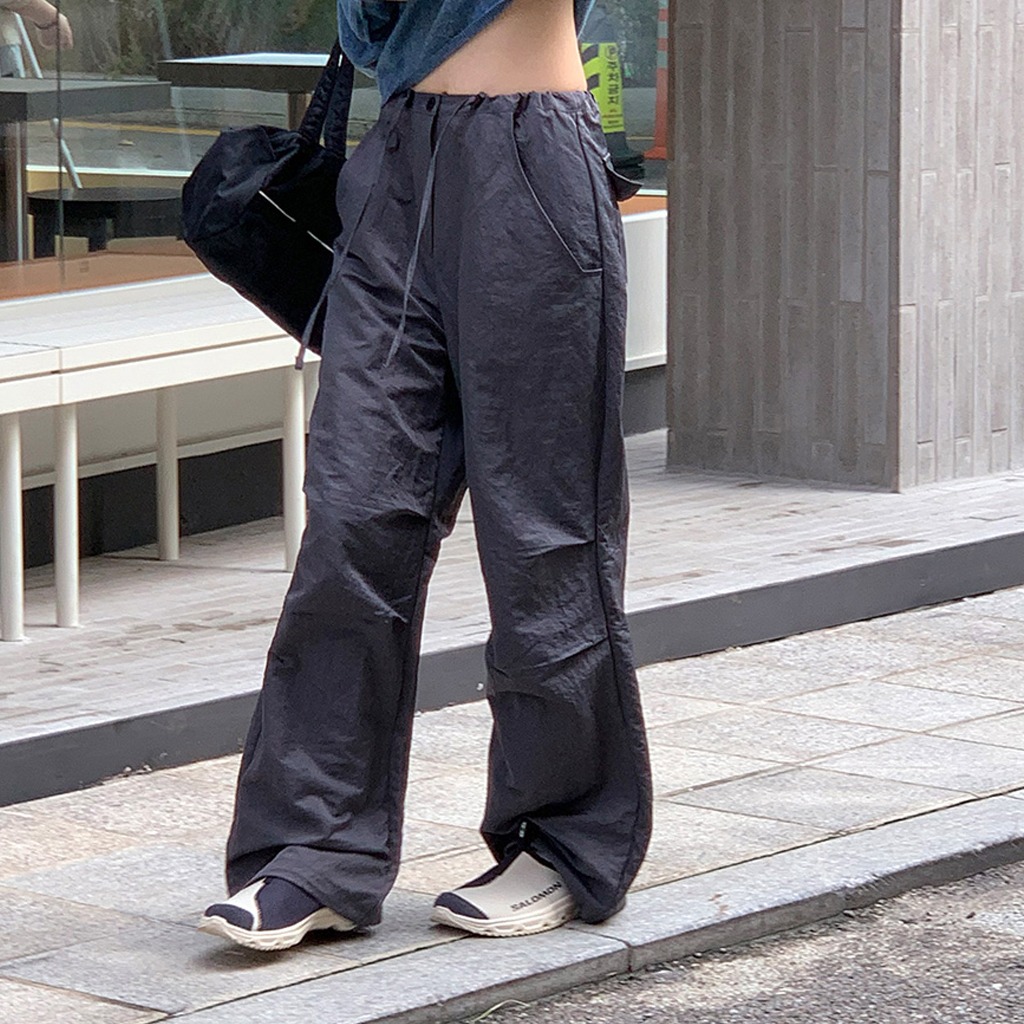 ナイロンナチュラルストリングパンツ | ファッション通販サイト NUGU