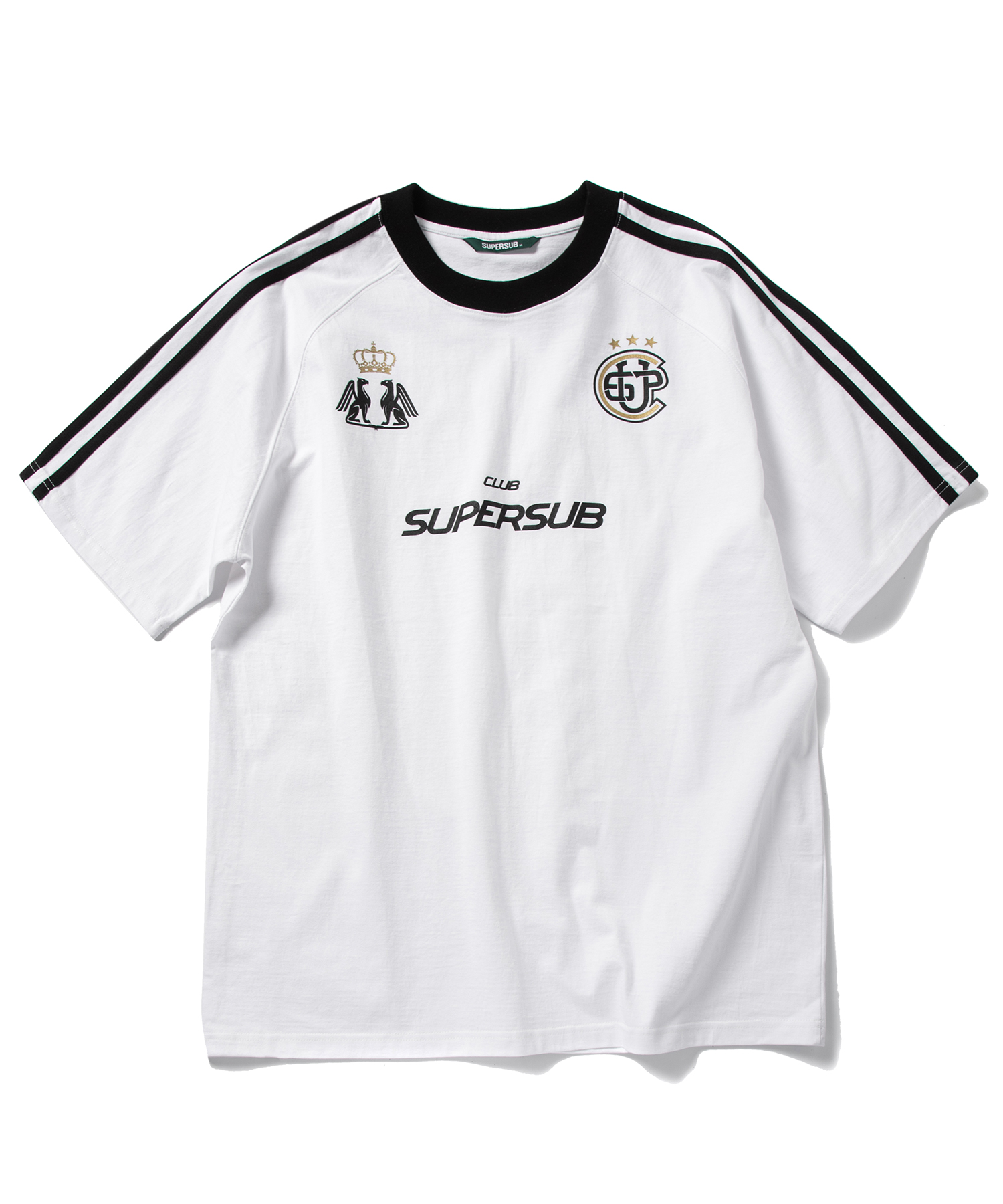 ●SUPERSUB● CLUB REPLICA T-SHIRT club replica short-sleeve t-shirt - black | ファッション通販