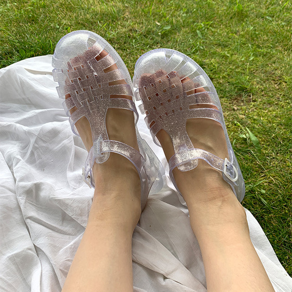 ジェリーサンダル ゼリーサンダル 楽天市場】ジェリー サンダル キッズ 女の子 子供 靴 クリスタル