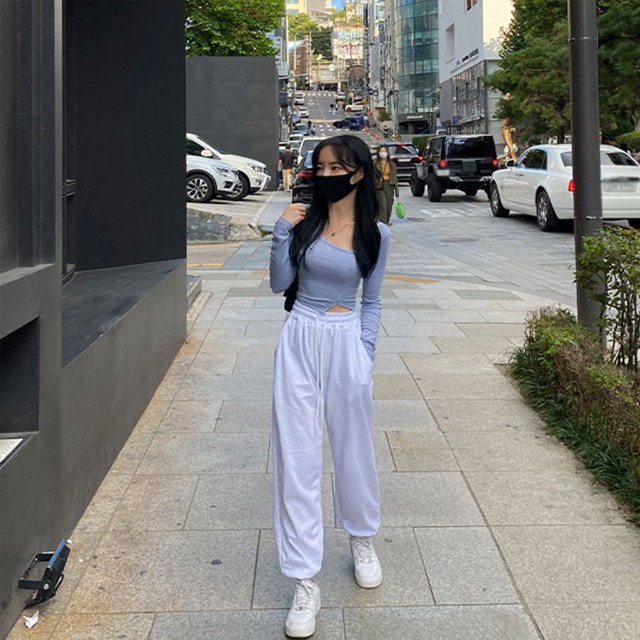 [14color] バンディングジョガーパンツ