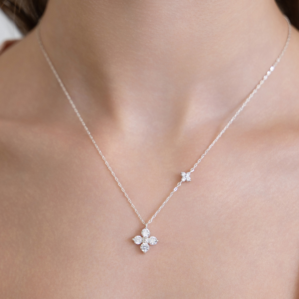 (シルバー925) グランデ フルール ネックレス NZ2526