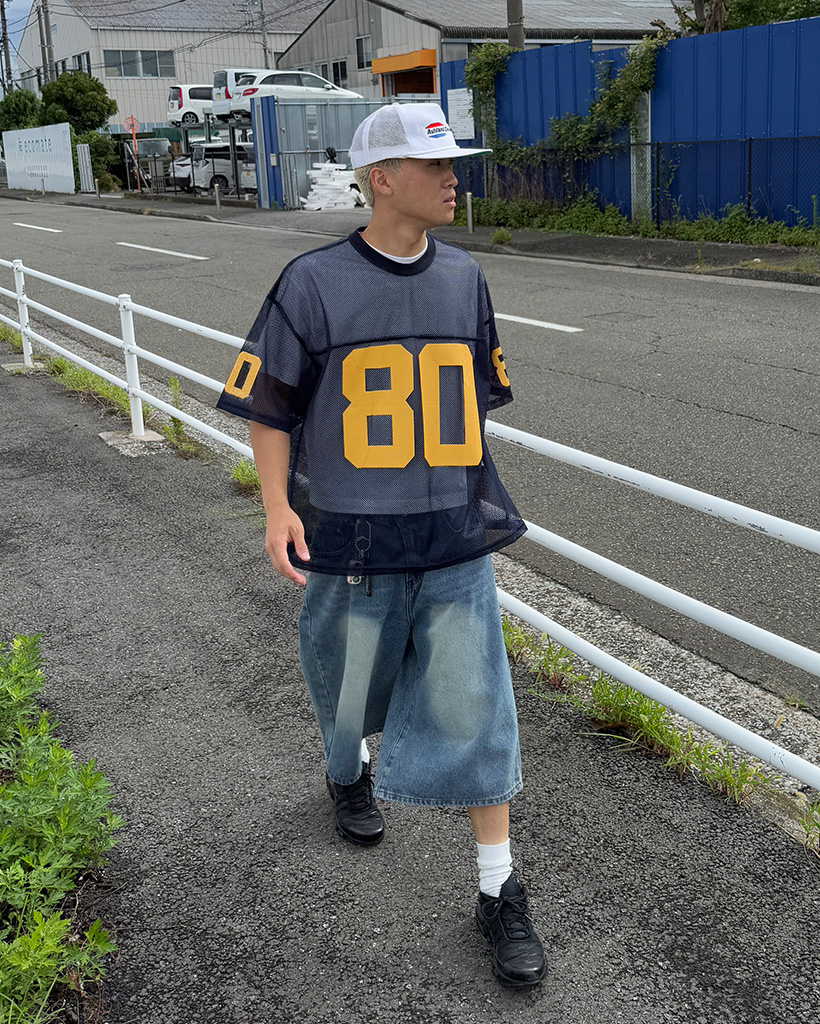 ナンバーメッシュ半袖Tシャツ | ファッション通販サイト NUGU