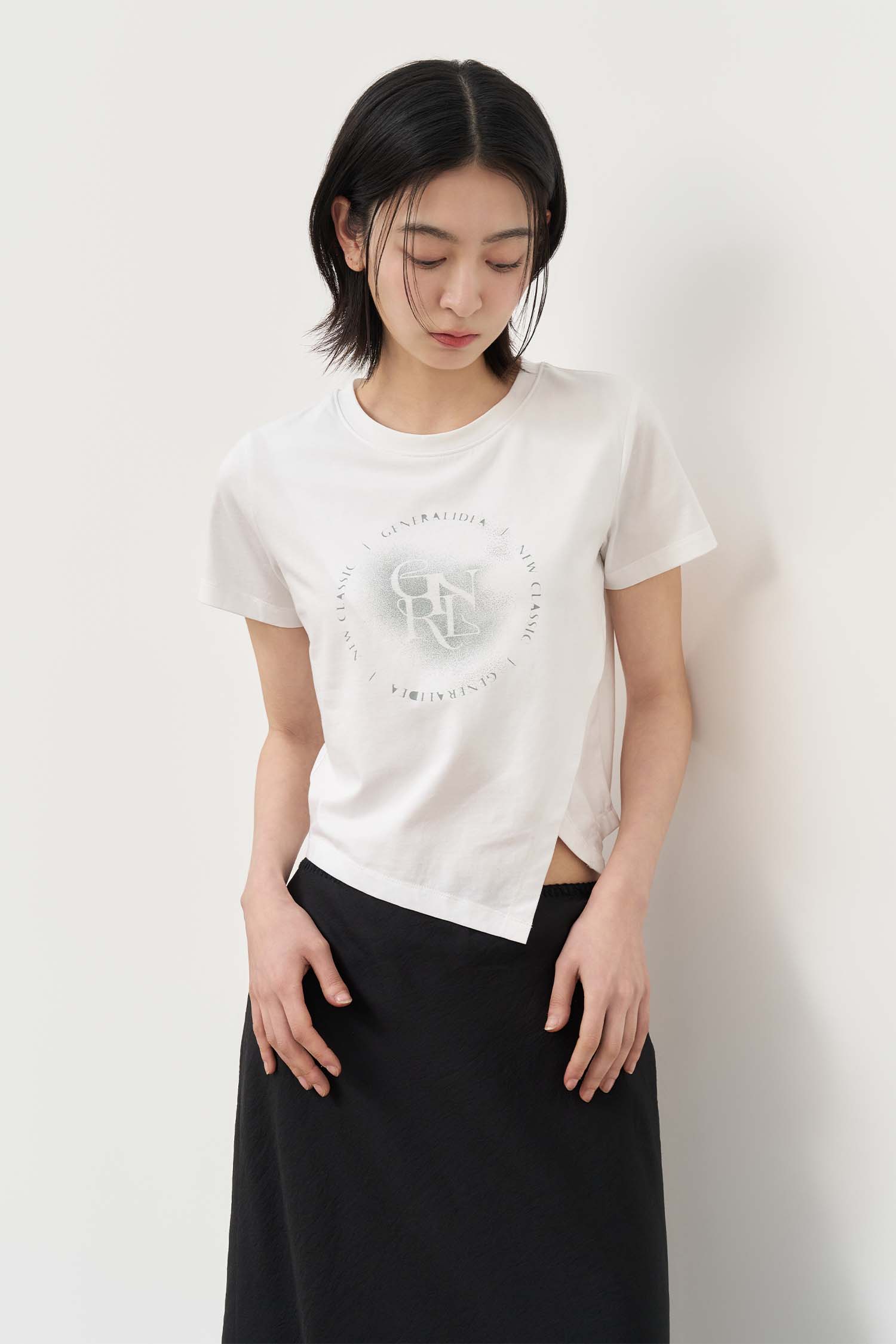 ★ ILLIGO★ PURE ANGEL OVERFIT T-SHIRT Pure Angel Oversized Fit T-Shirt White | ファッション通販