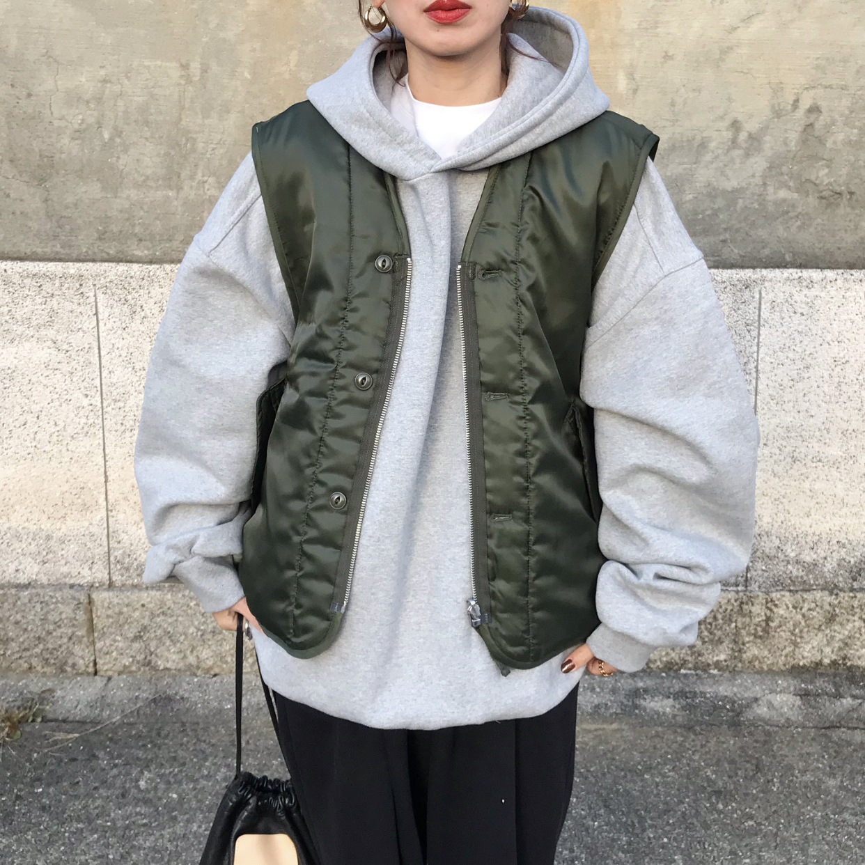 nugu リバーシブルベスト リバーシブルパデットベスト | ファッション通販サイト NUGU