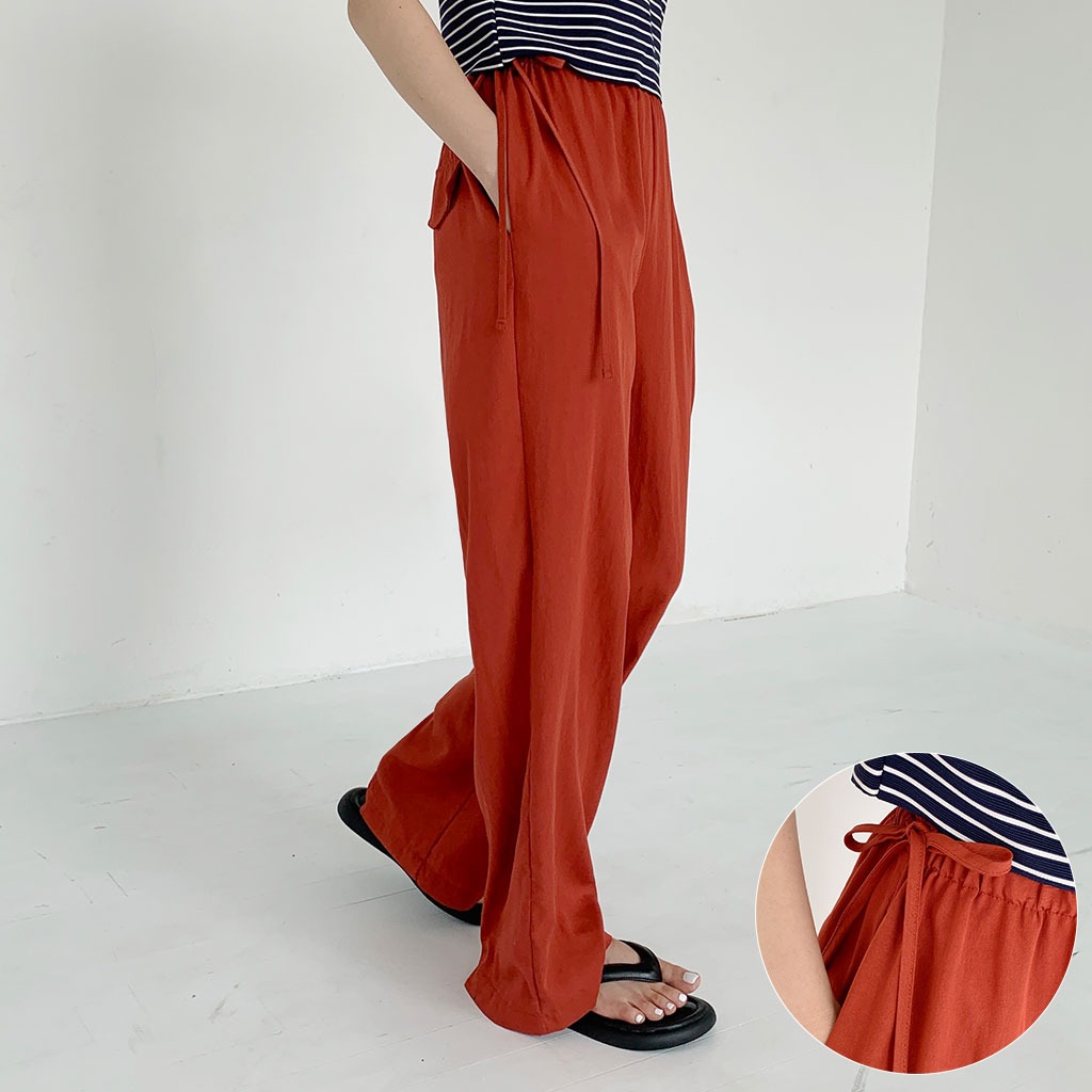 side ribbon trousers NUGU