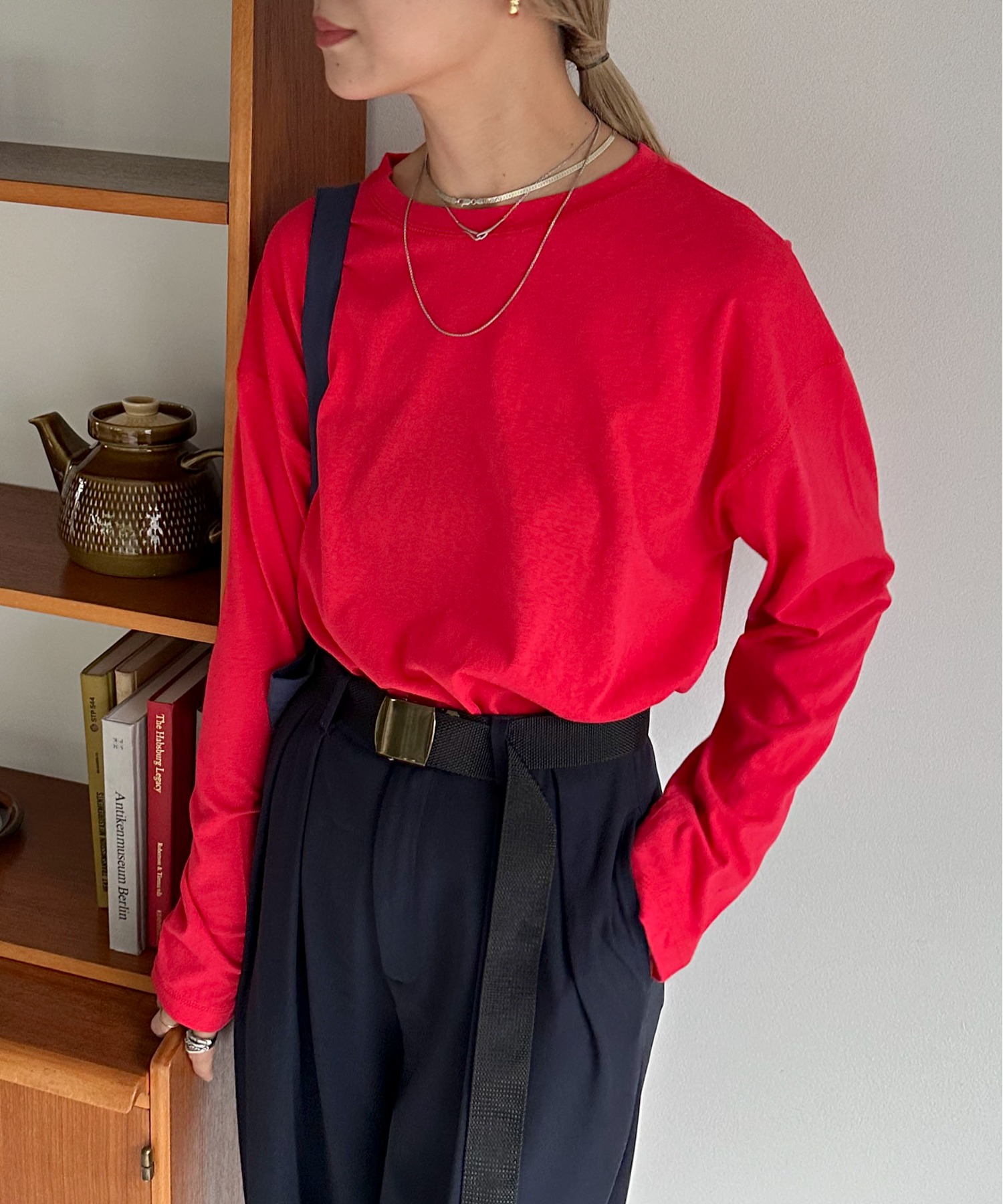 トップス Chiho スラブ調オーバーシアートップス | ファッション通販サイト NUGU