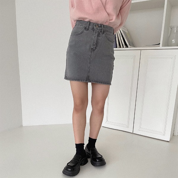 Hライン デニム ミニスカート | ファッション通販サイト NUGU