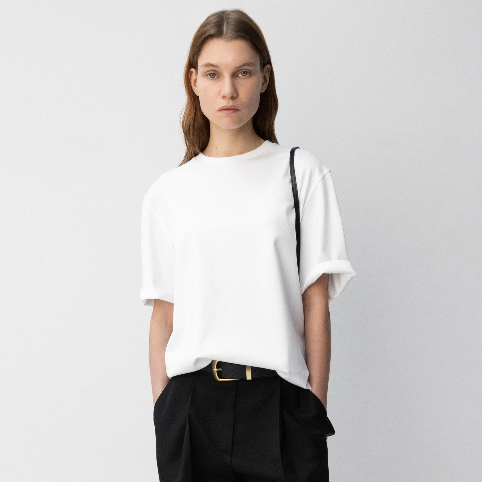 Overfit Mercerized Cotton T-shirt