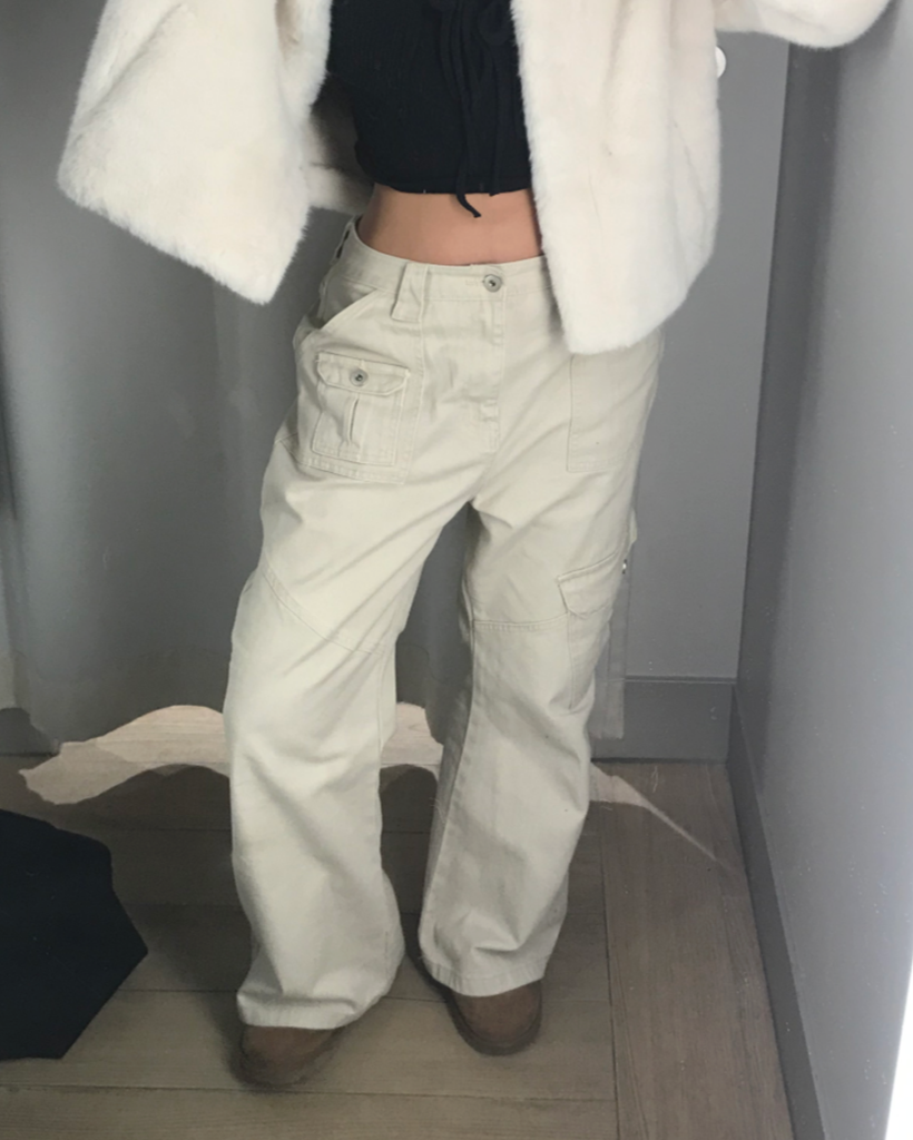カーゴ ブーツカットパンツ