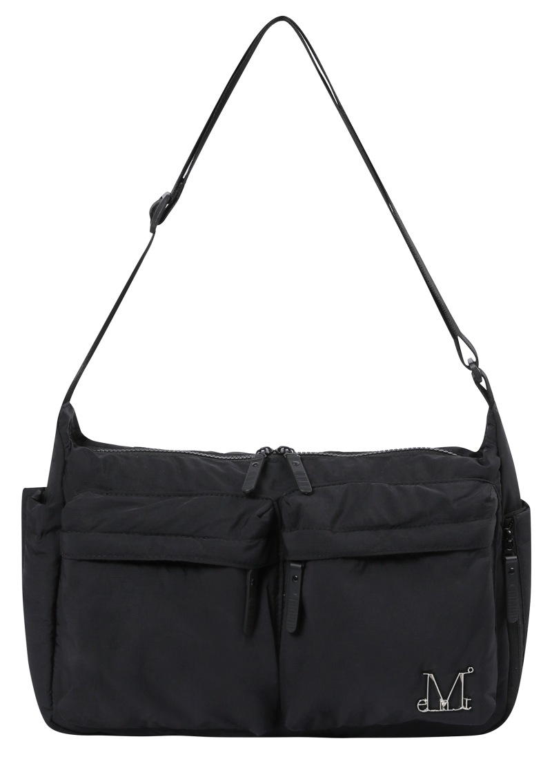 NM X MP EUROPA MESSENGER BAG (XL) WASHED BLACK