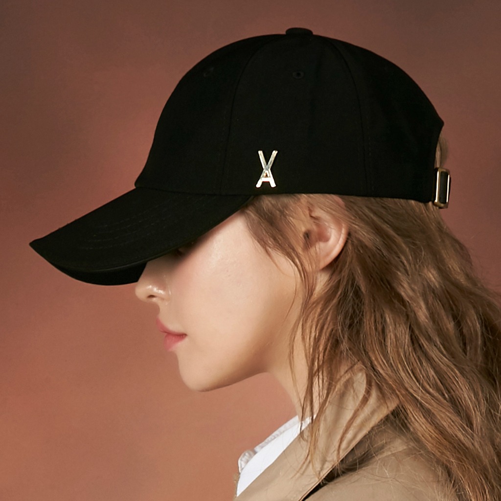 キャップ VARZAR VA Patch High Crown Dart Cap Black Designer fashion, Seoul-fully created | W Concept