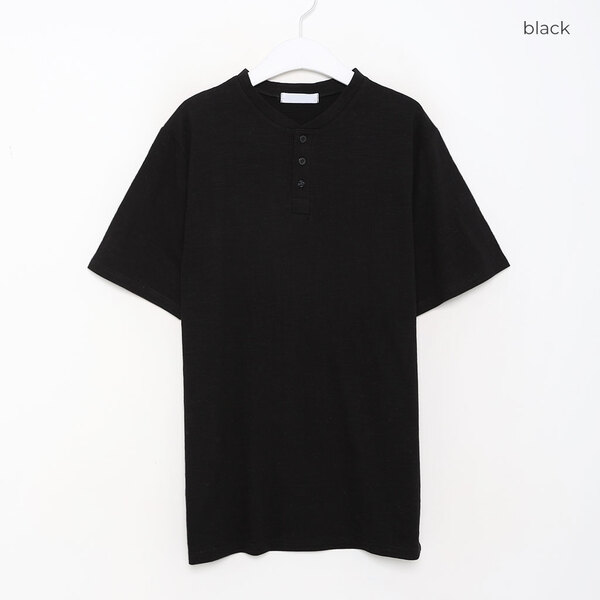 kizukiブラック ヘンリーネック ヘンリーネックカットソー | ファッション通販サイト NUGU