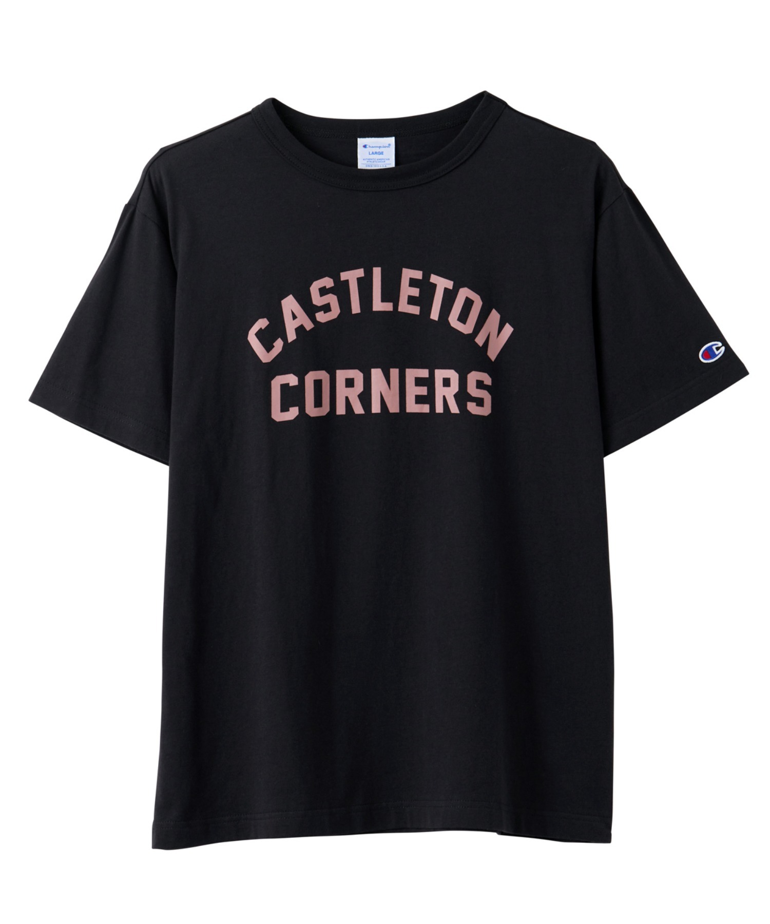 新色追加】別注【Champion×GeeRA】ロゴTシャツ | ファッション
