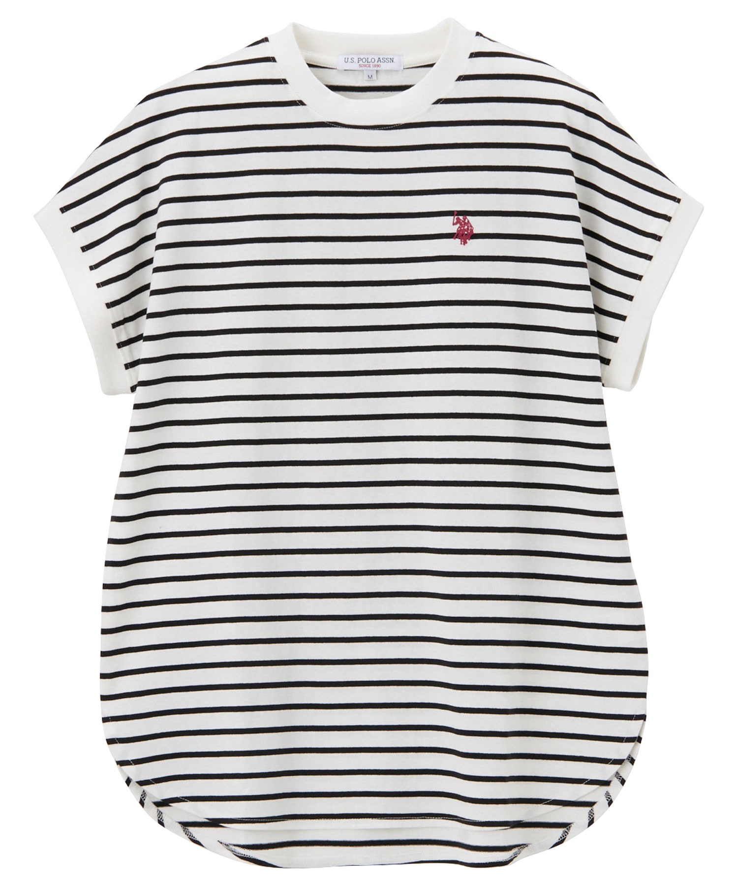 GeeRA別注【新色追加】U.S. POLO ASSN.別注 綿100％フレンチスリーブ