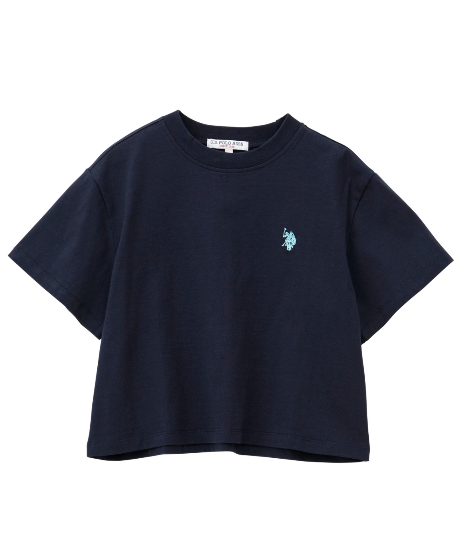 ★さーちゃん★新品タグ付 ティグル 20天竺 丸襟オープンポロTシャツ GeeRA別注【新色追加☆】U.S. POLO ASSN.ショート丈Tシャツ