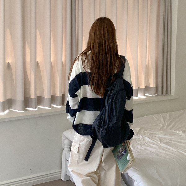 Swamp Tours ストライプセーター Swamp Tours ストライプセーター