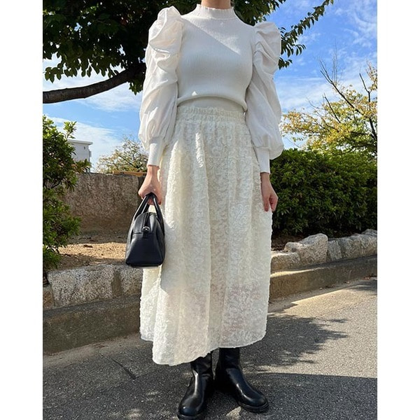 SALE) レースロングスカート | ファッション通販サイト NUGU