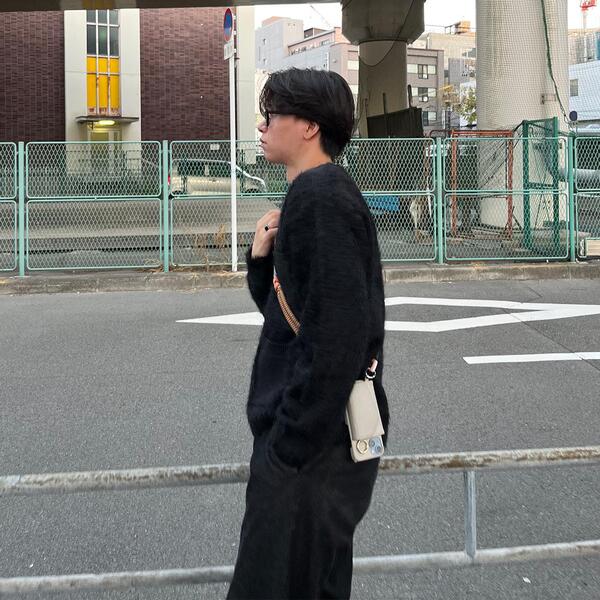 アンゴラVネックカーディガン アンゴラvネックカーディガン | ファッション通販サイト NUGU