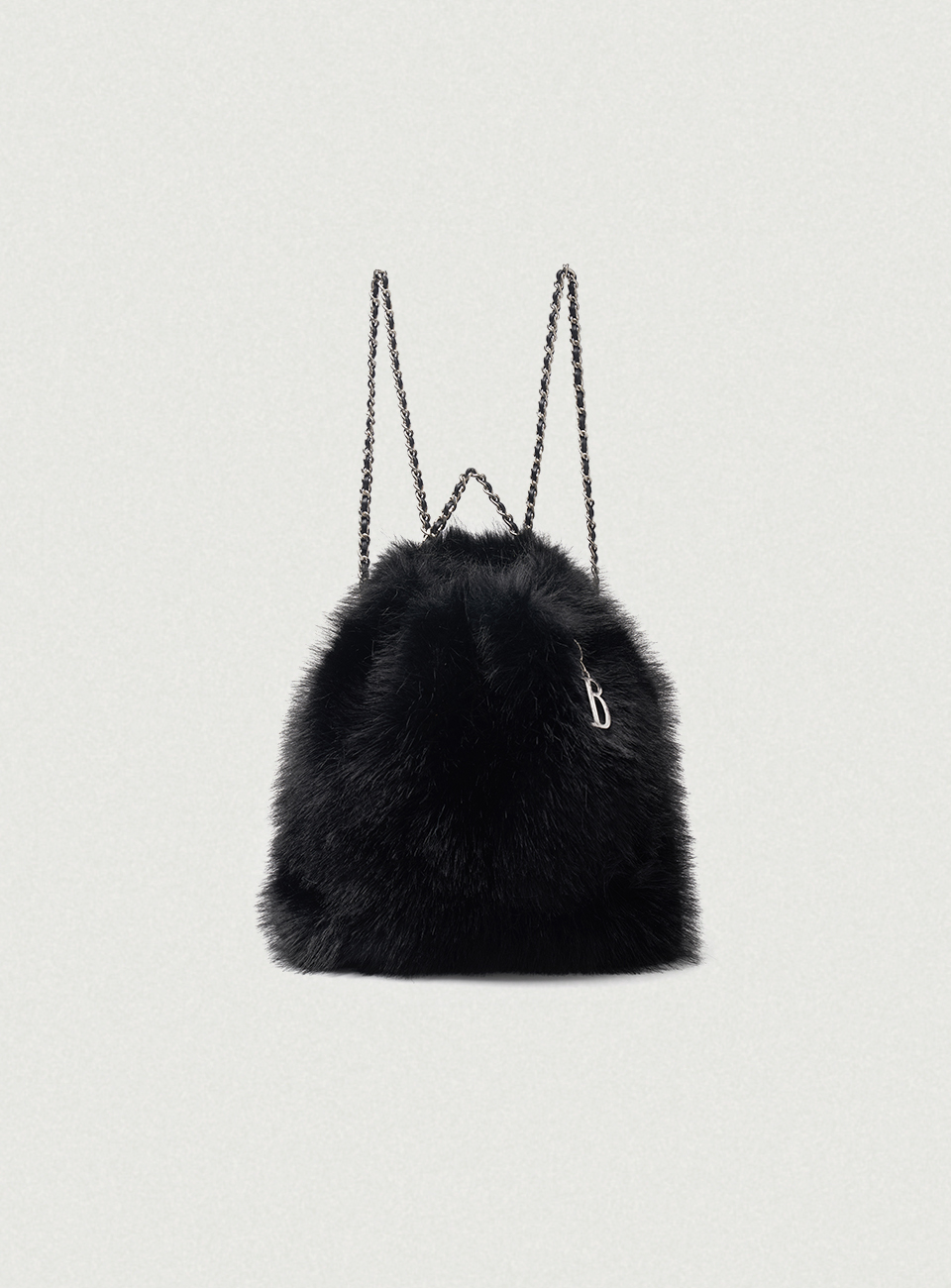 【購入特典】[kaorin x The Barnnet] Fur Drawstring Backpack_Black