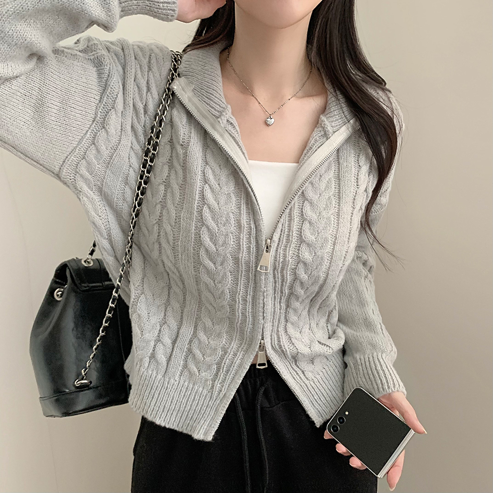 ツイスト2WAYニットカーディガン(4color)