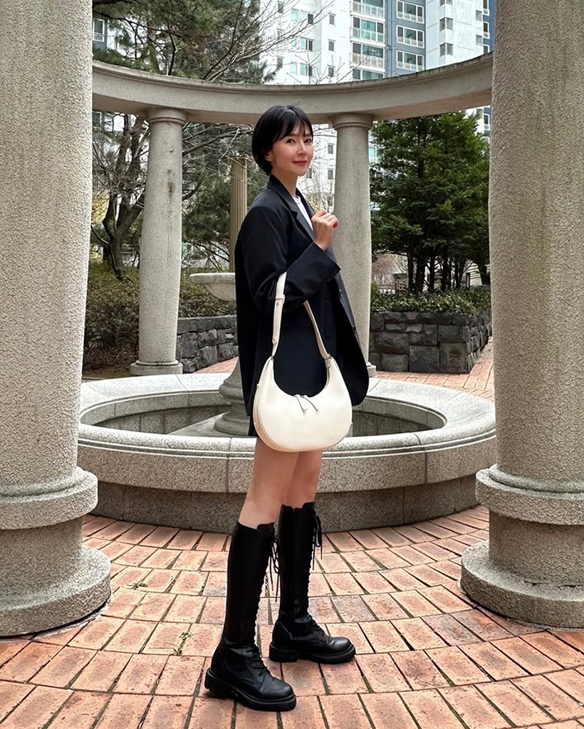 ハーフムーンショルダーバッグ (5色) | ファッション通販サイト NUGU