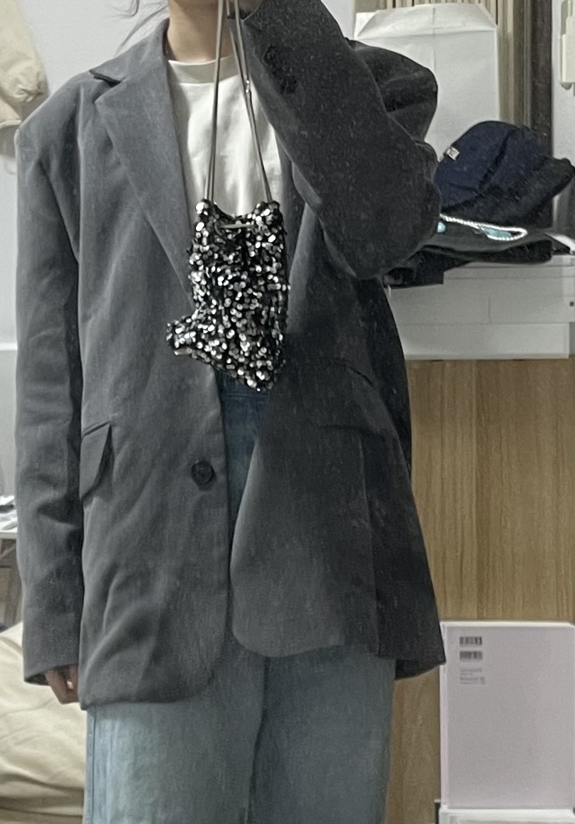 ArgueCultureオーバーサイズジャケット グラデーション肩パッド ArgueCultureオーバーサイズジャケット グラデーション肩パッド