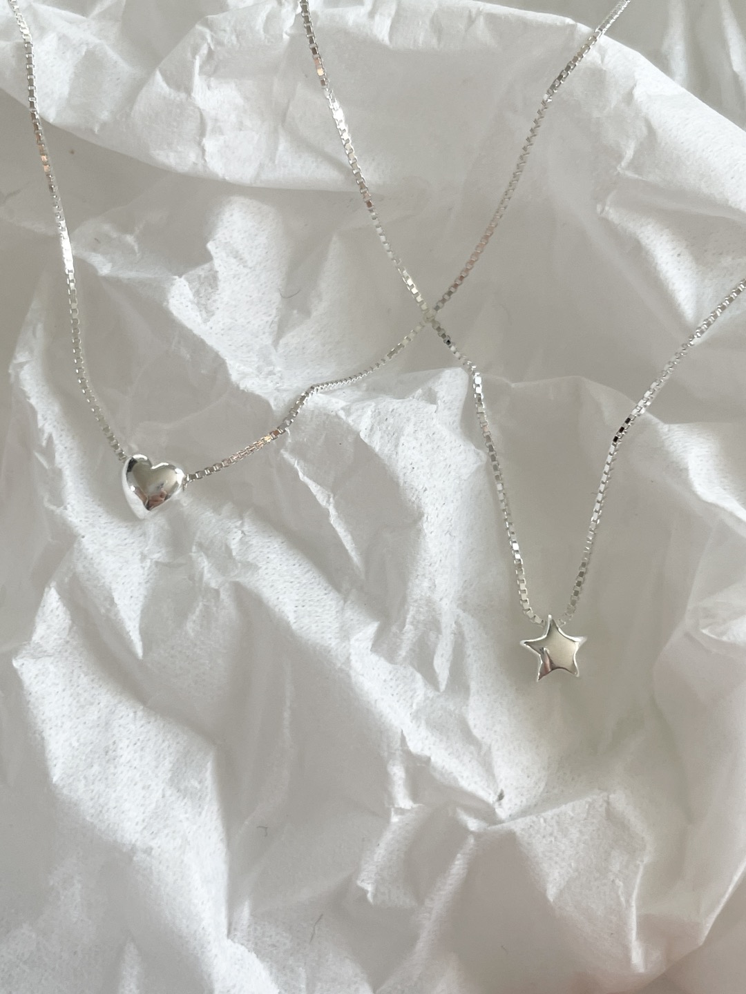 シルバー925ミニスターハートネックレス | ファッション通販