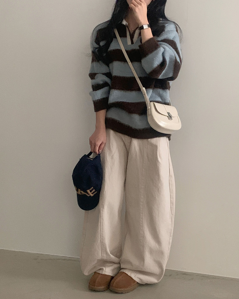 ストライプ柄ルーズフィットトップス no.94#pleats please ストライプ柄ルーズフィットトップス no.94#pleats please TOPS