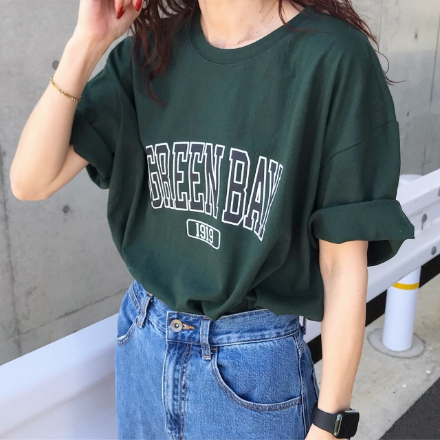 グリーンベイロゴTシャツ
