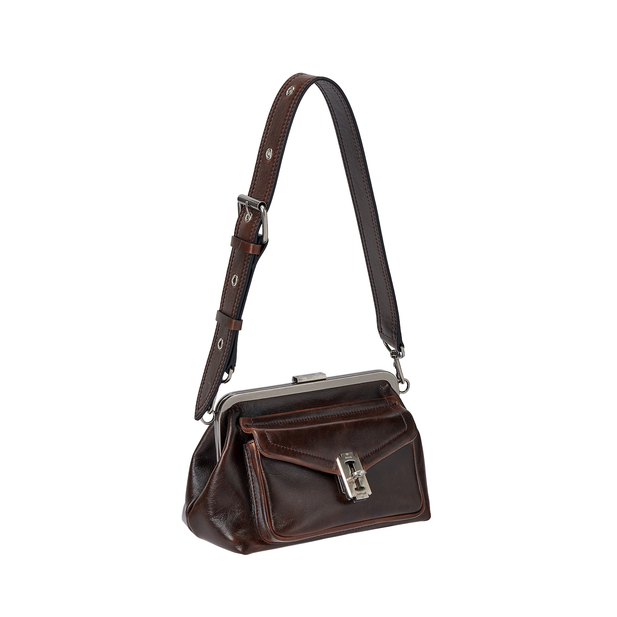 OCCAM DOUX CARGO FRAME SHOULDER S BROWN | ファッション通販