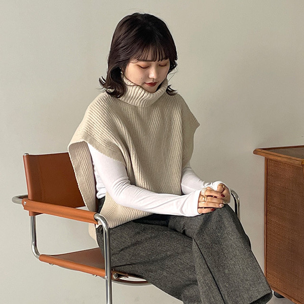 ハイネックニットベスト | ファッション通販サイト NUGU
