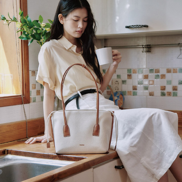 FOLNUA MINI PICNIC BAG BROWN - CANVAS | ファッション通販