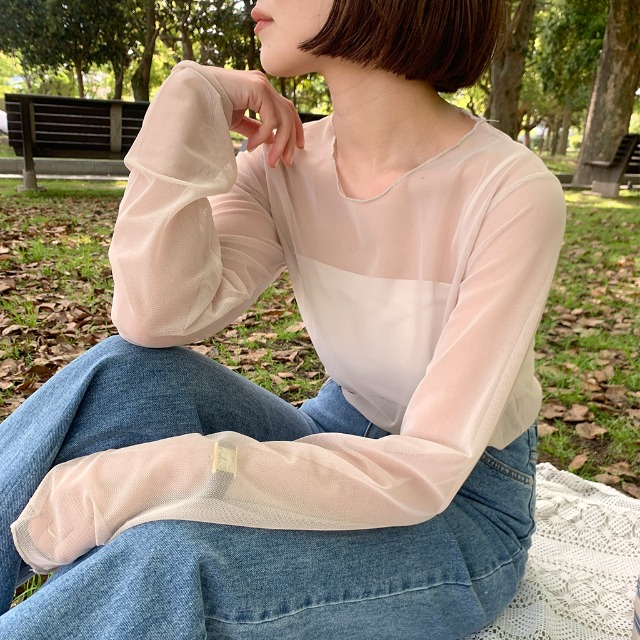 シースルーTシャツ