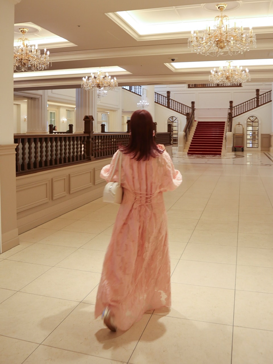 オケージョンドレス ジャガードドレス 販売終了】【オケージョン/結婚式】ジャガードドレス