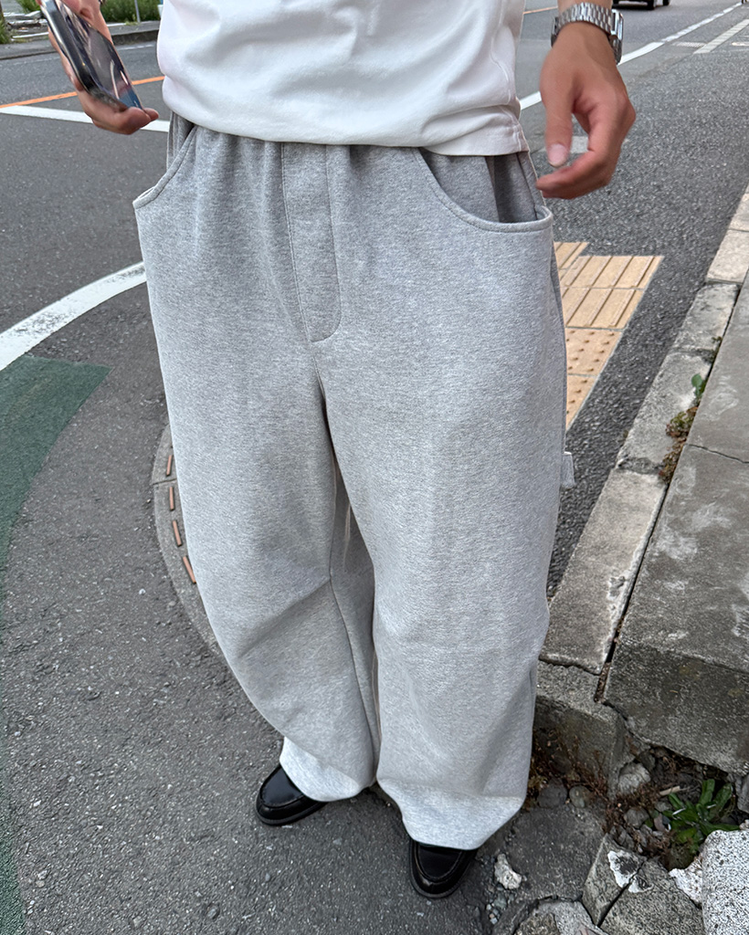 ch!iiibag チーバック スウェットパンツ バックポケットサンプリントスウェットパンツ | ファッション