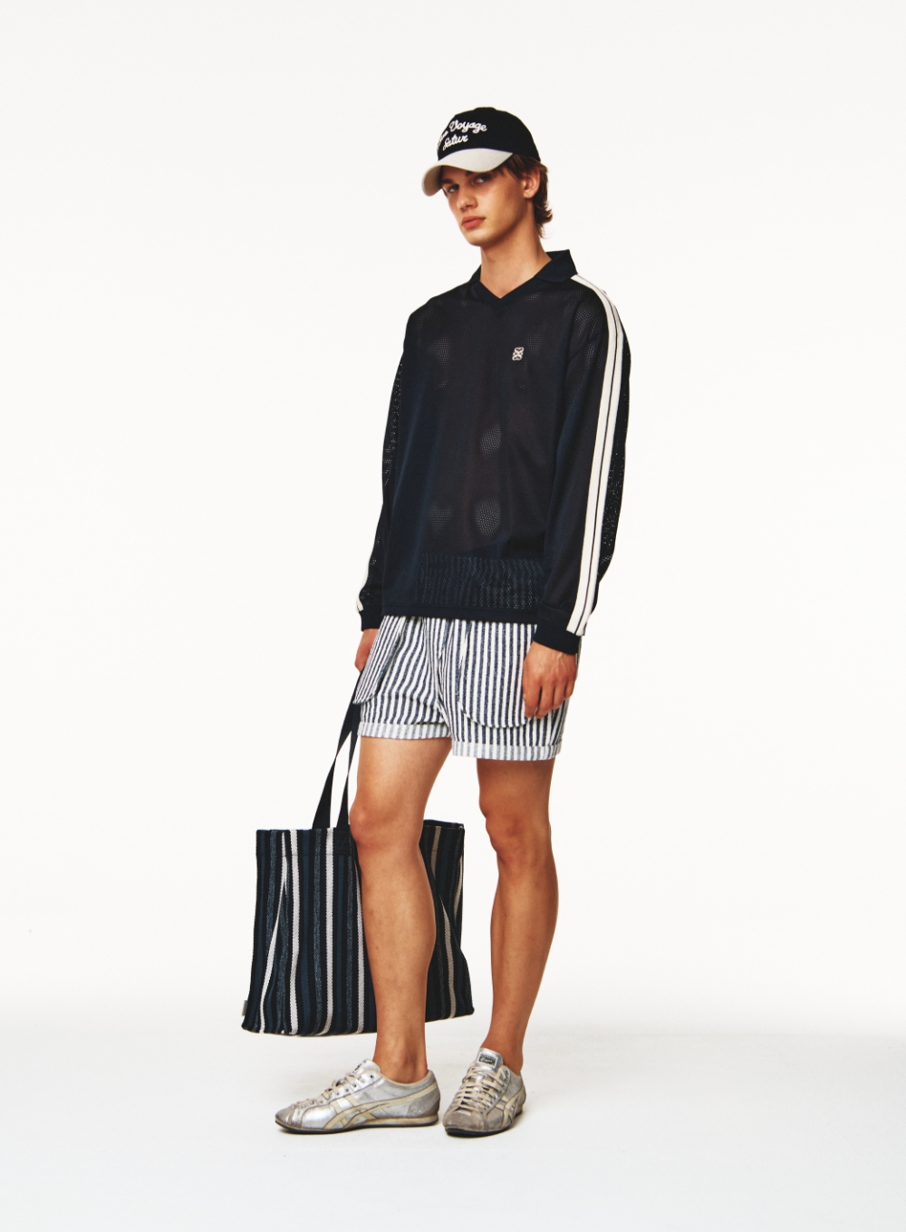 【 SATUR 】Lausanne Mesh Football Shirt MUSINSA公式 | SATUR Lausanne Mesh Football Shirt Black
