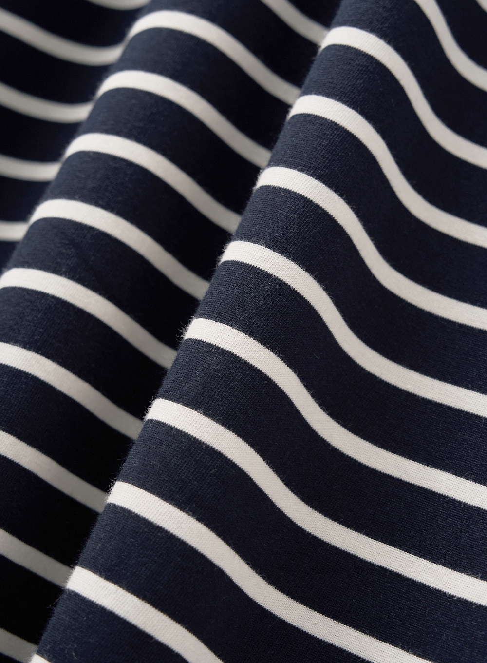 All Day Crew Neck Layered Sleeveless Top - Navy Stripe