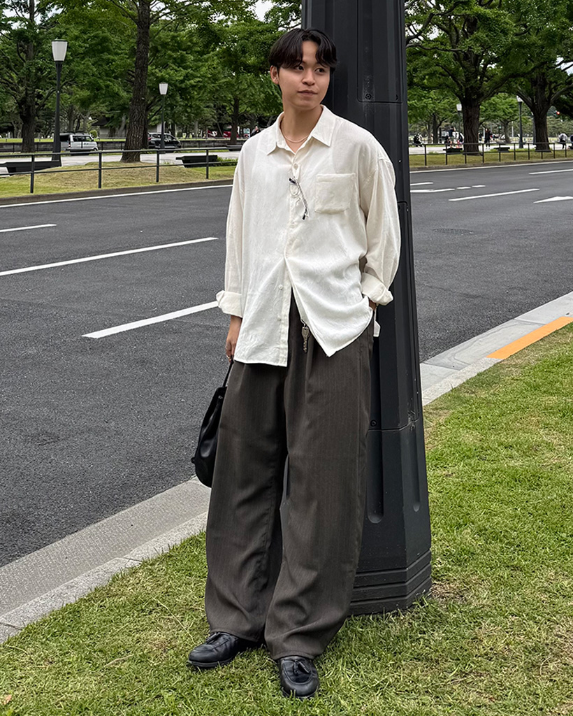 ORIGINAL) ライトストライプシャツ | ファッション通販サイト NUGU