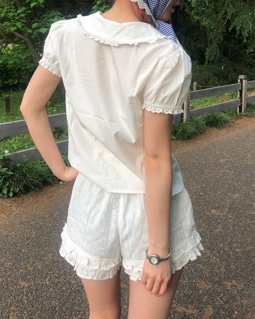 バルーンショートパンツ[ILLIGO] WING HOTFIX BALLOON SHORTS WING HOTFIX BALLOON SHORTS BLACK - illigo | 60% - Asian