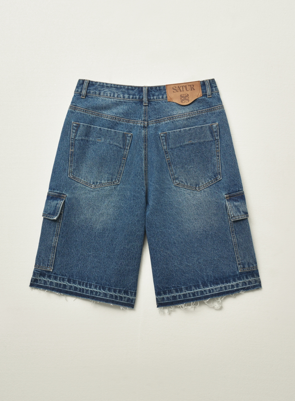 Cargo Bermuda Denim Shorts - Blue | ファッション通販サイト NUGU