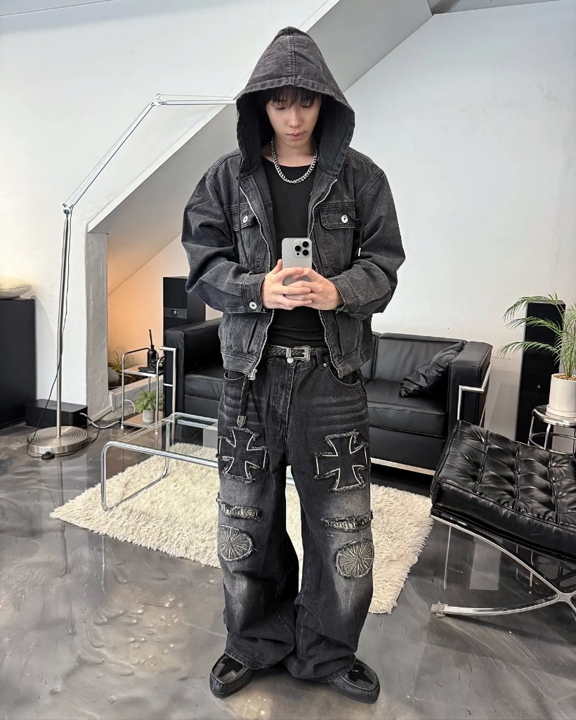 フード付きデニムジャケット | ファッション通販サイト NUGU