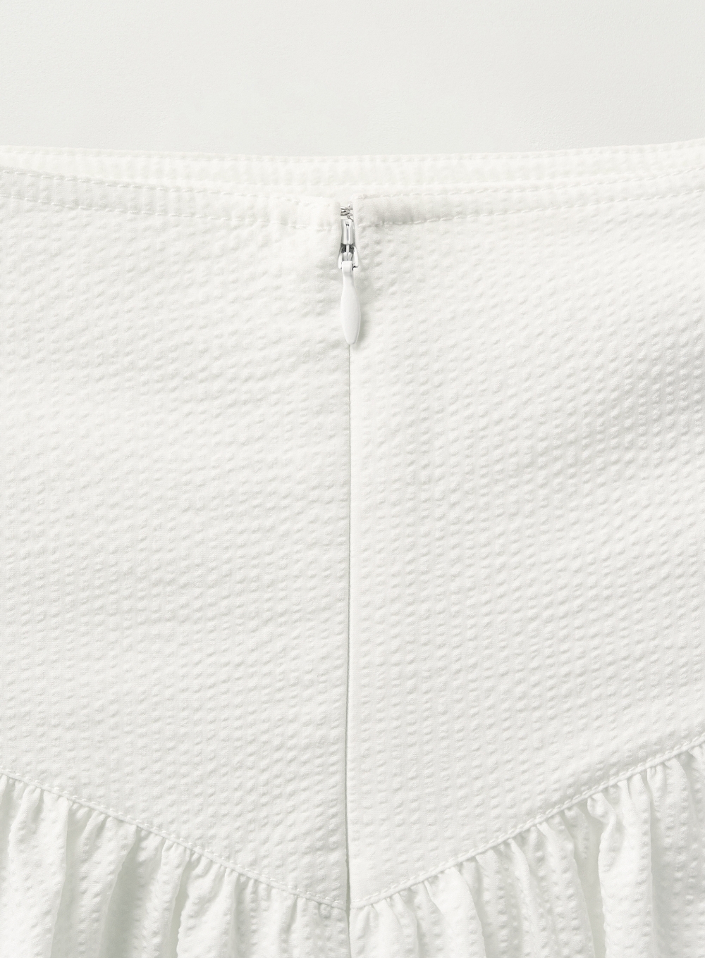 【SATUR】 (W) Seersucker Hole Skirt /追跡付 W) Seersucker Hole Skirt - White | ファッション通販サイト NUGU