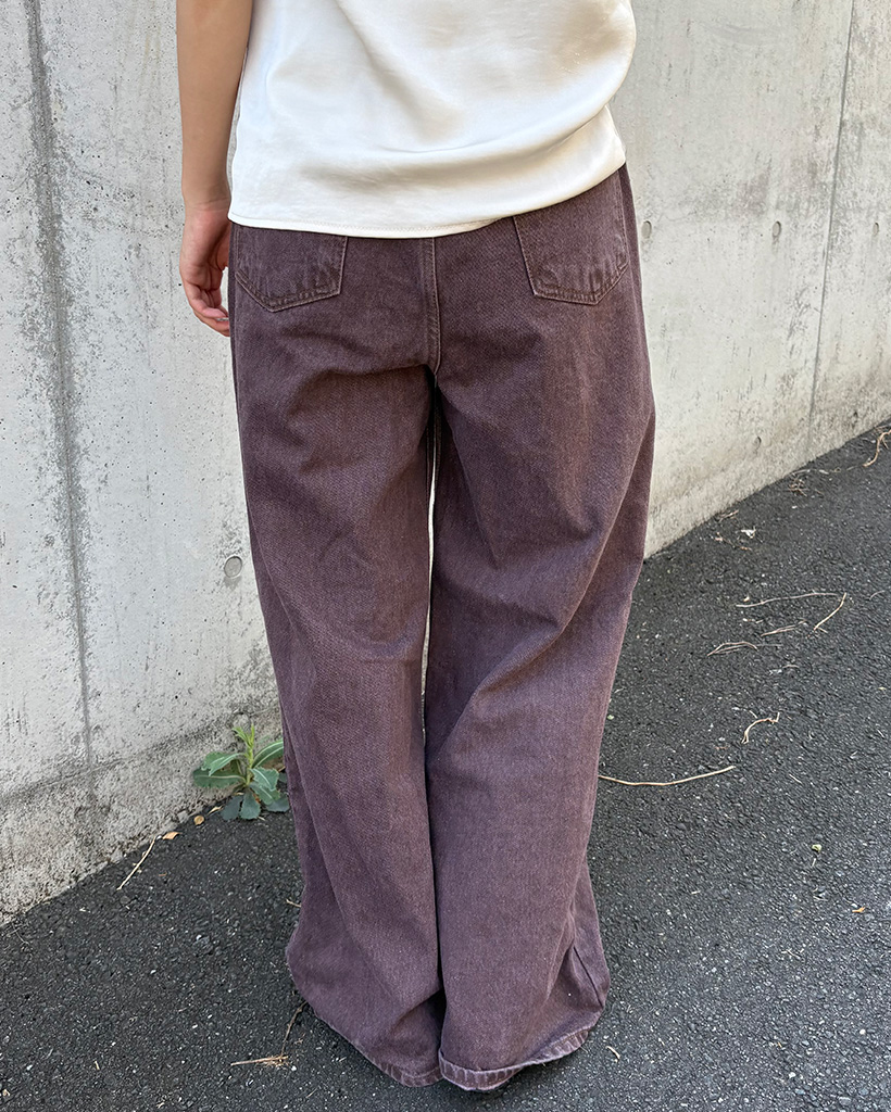 ブラウンデニムパンツ | ファッション通販サイト NUGU