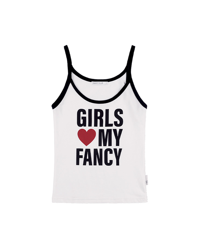 K-POPアイドル着用] GIRLS MY FANCY SLEEVELESS (BLACK