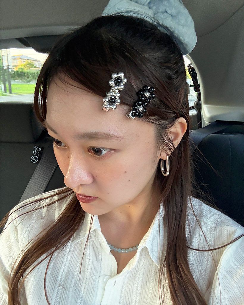 yuuuuページ ダブルフラワーヘアピン | ファッション通販サイト NUGU